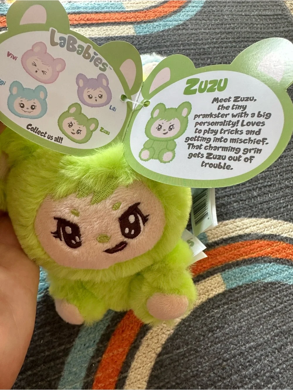 LaBabies Plush Monster Keychain Pair